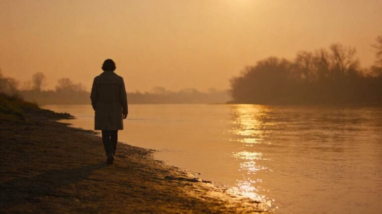 Person walking alone symbolizing philosophical meaning and journey