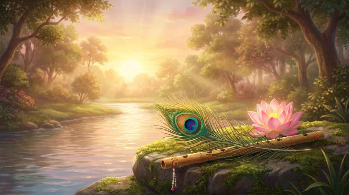 Krishna quotes on wisdom, karma, devotion, and life from the Spiritual and Religious Quotes Collection.