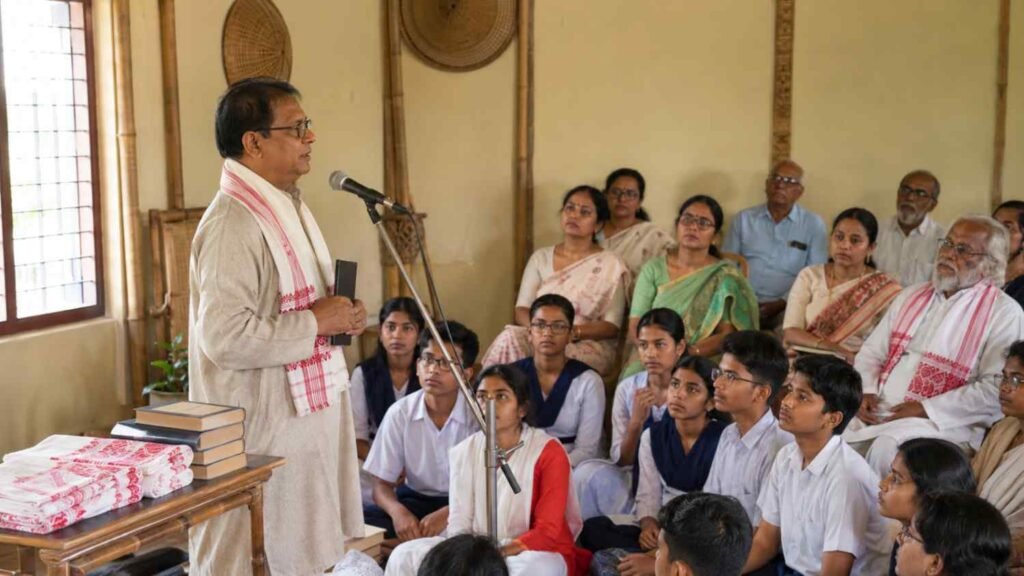 Assamese poetry gathering showing the cultural influence of Assamese Poets across generations.