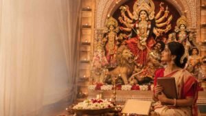 Durga Puja Quotes in Bengali inspired by Maa Durga’s strength, courage, faith and compassion Image Title: Durga Puja Quotes in Bengali
