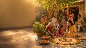 Festivity Meaning in Bengali এবং উৎসবমুখর সামাজিক উদযাপনের দৃশ্য