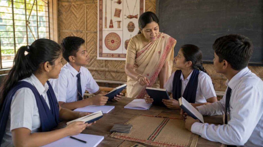 old assamese poems classroom study 2