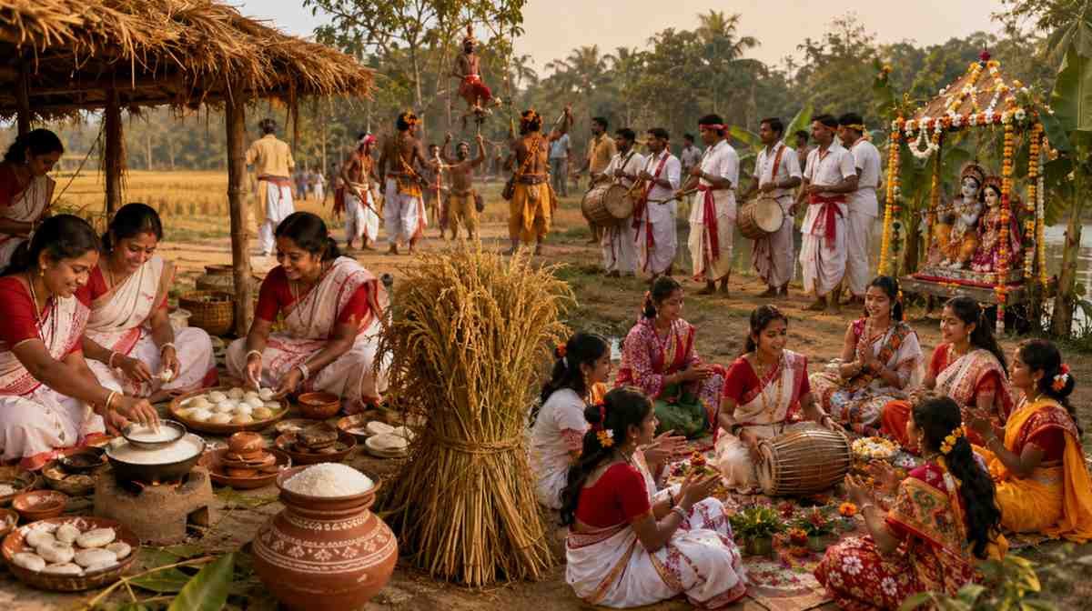 পশ্চিমবঙ্গের নবন্ন, পৌষ পার্বণ, টুসু, ভাদু ও করমের মতো ঐতিহ্যবাহী লোকউৎসব