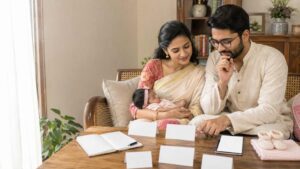 Bengali girl names starting with B – Bengali parents thoughtfully choosing a meaningful name for their baby girl