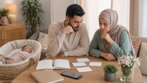 Muslim parents exploring girl names starting with D while choosing a name for their newborn daughter