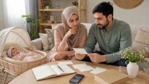 Muslim parents exploring girl names starting with T while choosing a name for their newborn daughter