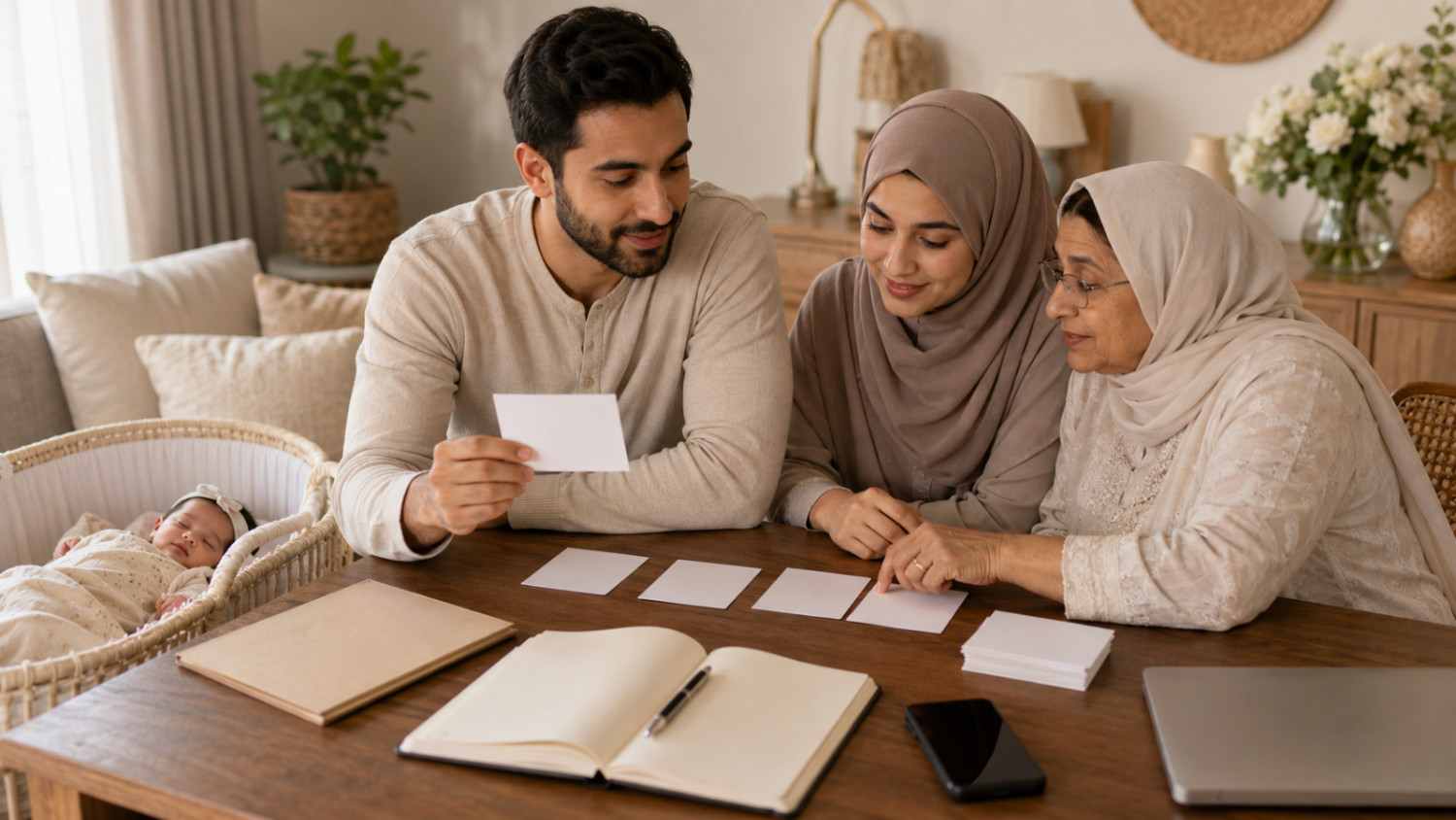 Unique Muslim girl names being shortlisted by parents and grandmother for their newborn daughter