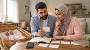 Muslim parents exploring girl names starting with J while choosing a name for their newborn daughter